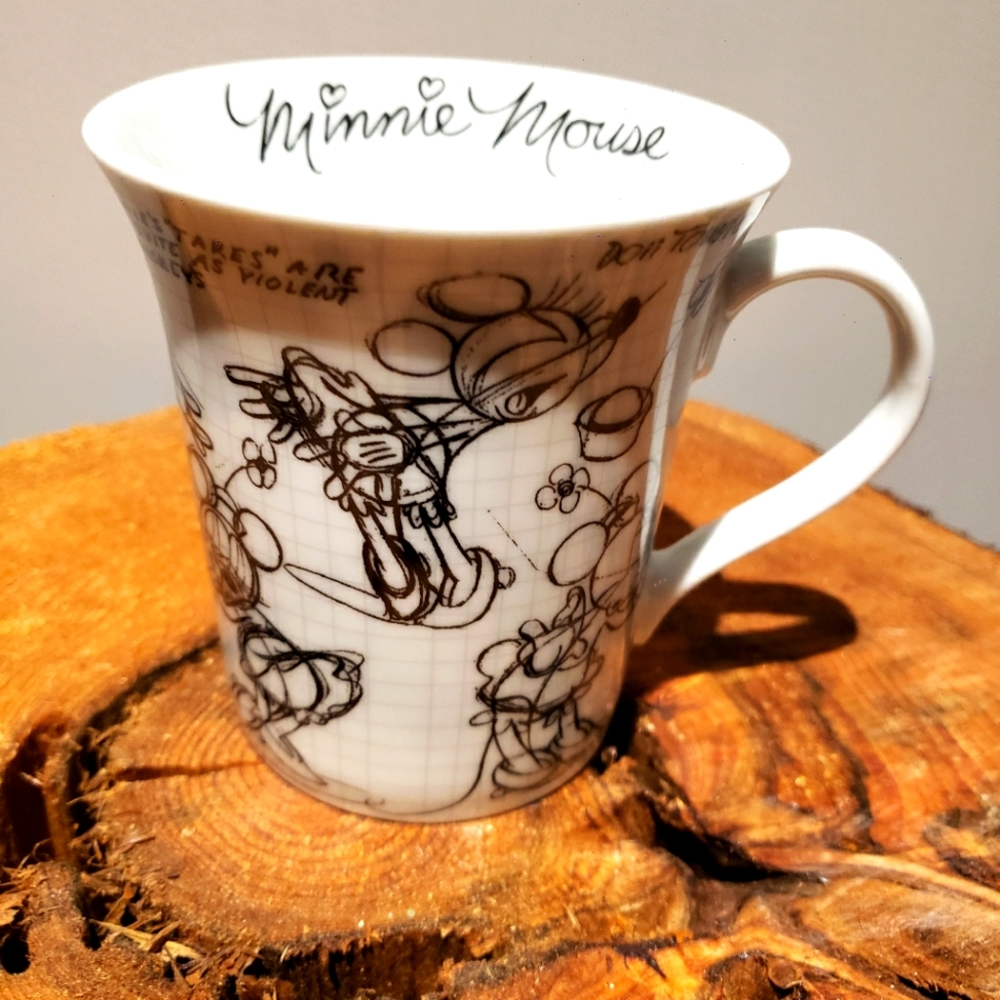 DISNEY Sketch Book Minnie Mouse Collection Mug